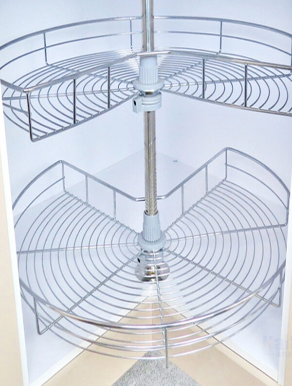 270 Degree Round Revolving Corner Basket