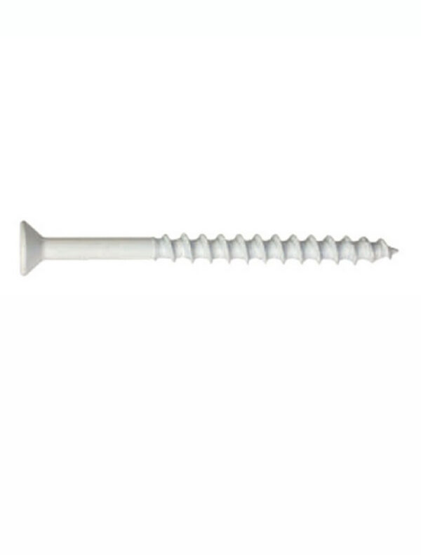 3/16" x 2-3/4" White Ceramic Concrete Screw