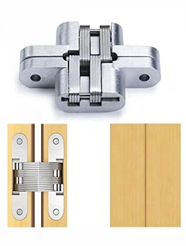 Hidden Door Hinge, Stainless Steel