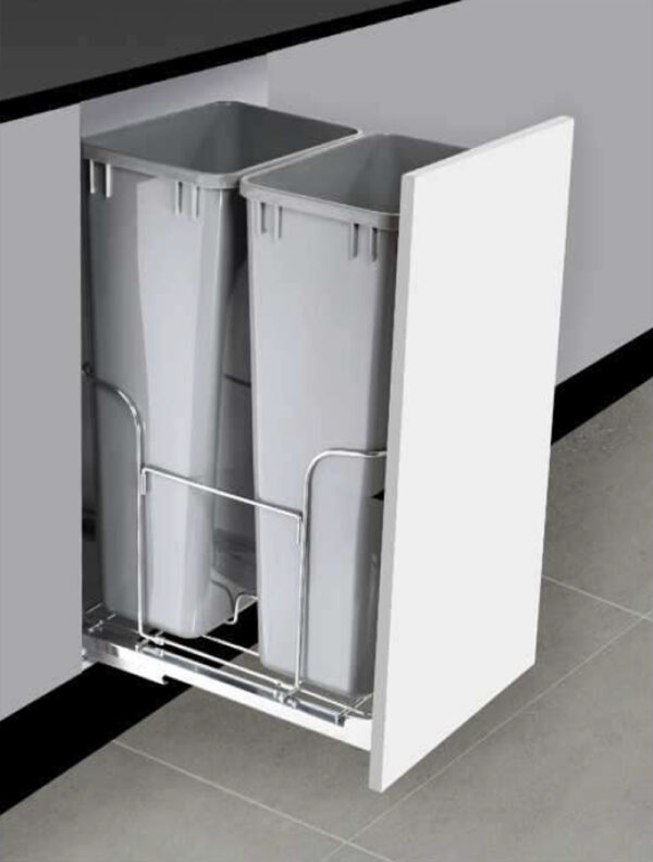 Double Pull-Out Trash Garbage Can