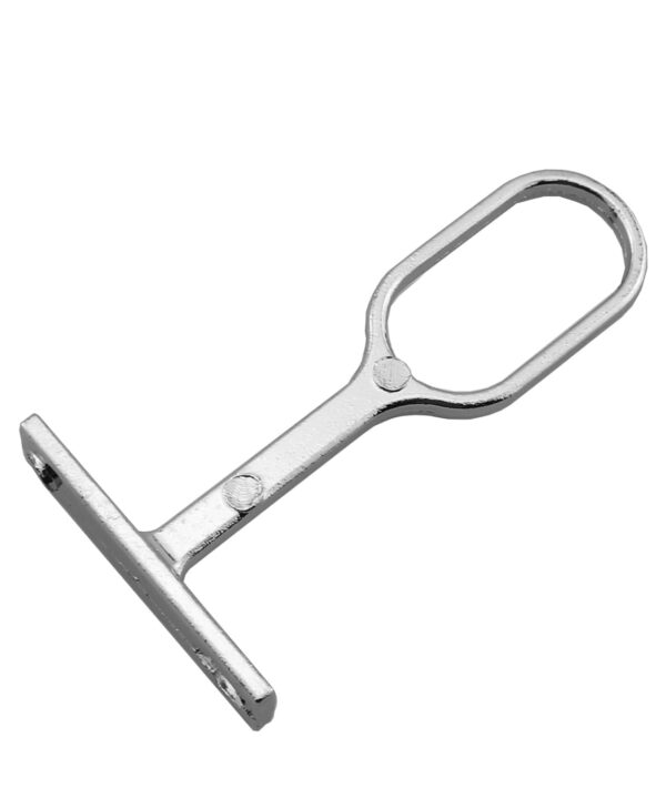 Oval Pipe Clothes Closet Rod Flange Holder Support