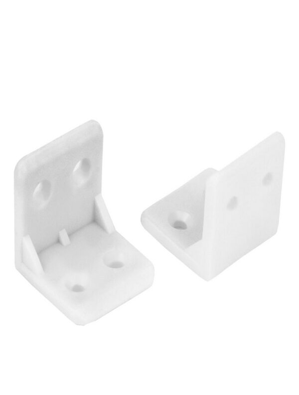 Angle  Code Plastic White Bracket