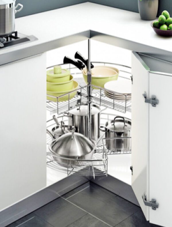 270 Degree Round Revolving Corner Basket (Lazy Susan)