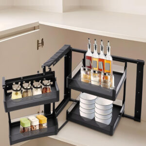 Magic Corner Pull out Steel Basket (right/left)
