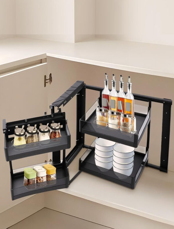 Magic Corner Pull out Steel Basket (right/left)