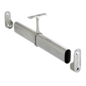 Chrome Oval Closet Rod
