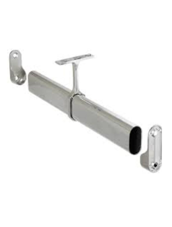 Chrome Oval Closet Rod