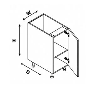 Module B1DU Base 1 Door Unit