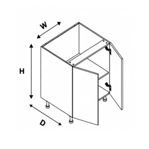 Module B2DU Base 2 Door Unit