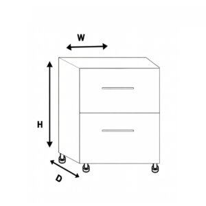 Module B2DR Base 2 Drawer