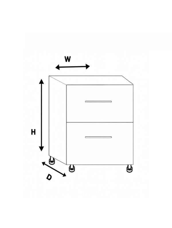 Module B2DR Base 2 Drawer