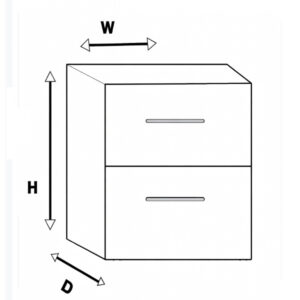 Module UH2D Upper Horizontal 2 Door
