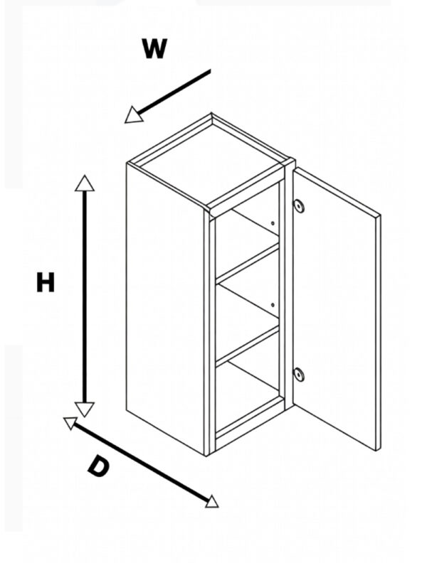 Module UV1DU Upper Vertical 1 Door Unit