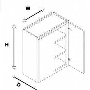 Modules UV2DU Upper Vertical 2 Door Unit