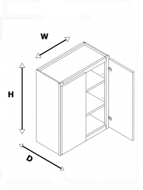 Modules UV2DU Upper Vertical 2 Door Unit